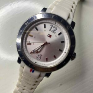 Tommy Hilfiger – Reloj Analógico Silicona Blanca