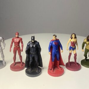 Liga de la Justicia — Nito Bimbo (2017) | Set completo de 6 mini figuras